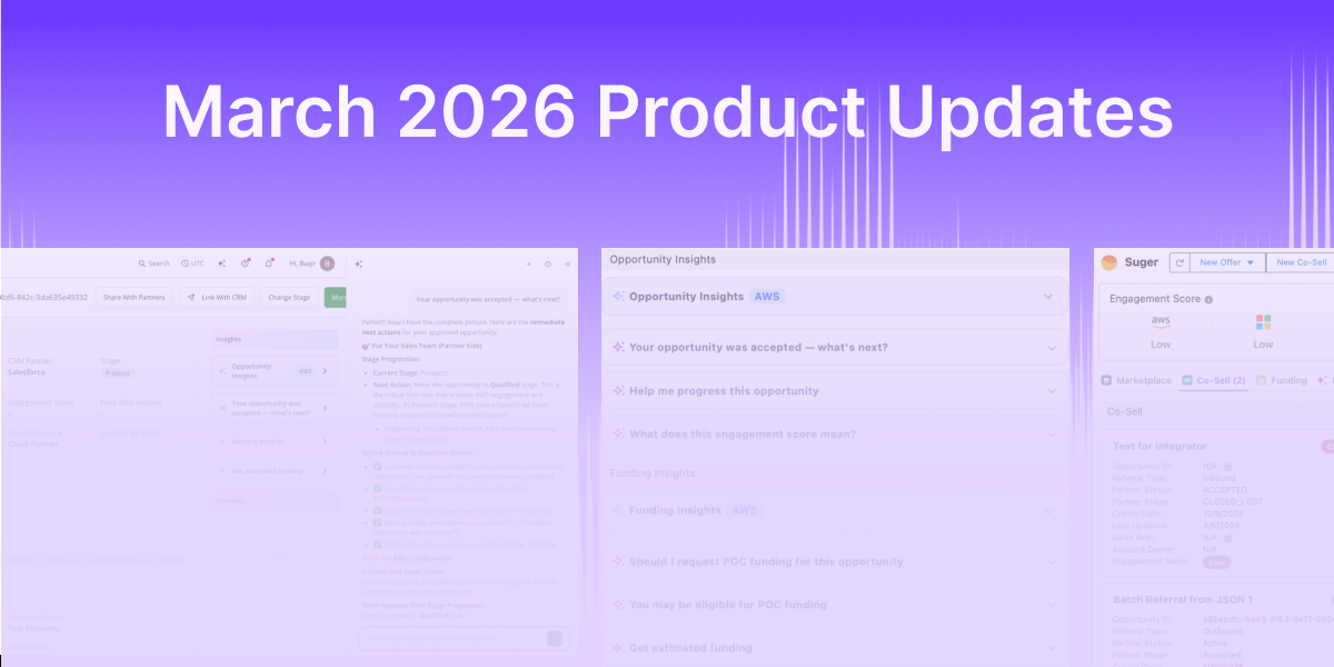 Product Updates: March 2026